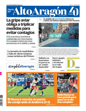 Cover of Diario del Alto Aragón