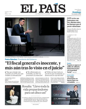 Cover of El País (Andalucía)