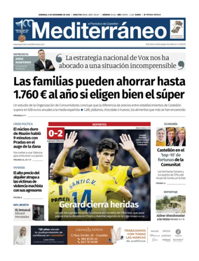 Cover of El Periódico Mediterráneo