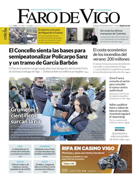 Cover of Faro de Vigo