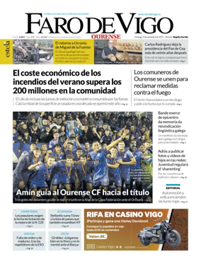 Cover of Faro de Vigo (Ourense)