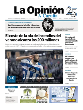 Cover of La Opinion de A Coruna
