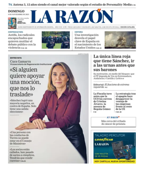 Cover of La Razon (Cataluna)