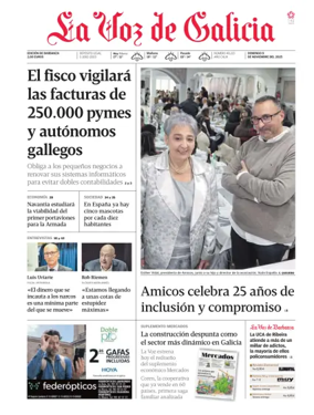 Cover of La Voz de Galicia (Barbanza)