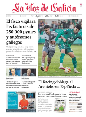 Cover of La Voz de Galicia (Ferrol)