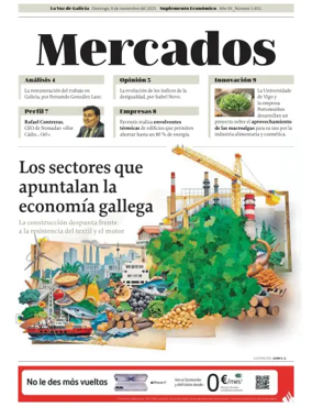 Cover of La Voz de Galicia (Pontevedra) - Mercados