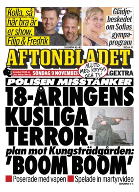 Cover of Aftonbladet