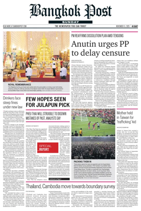 Cover of Bangkok Post