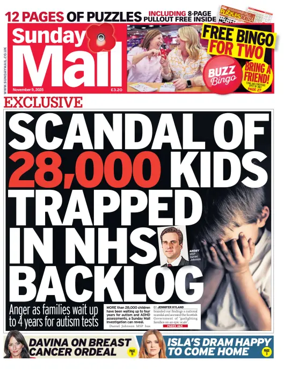 Cover of Sunday Mail (UK)