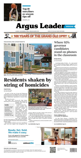 Cover of Argus Leader