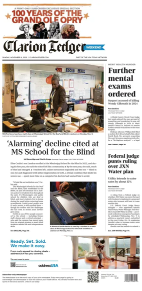 Cover of Clarion Ledger