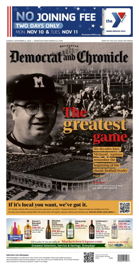 Cover of Democrat and Chronicle