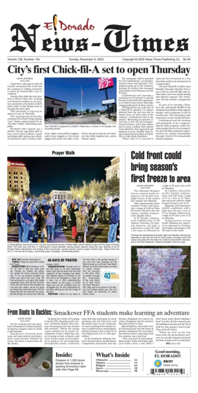 Cover of El Dorado News-Times (VCID - Camden News)