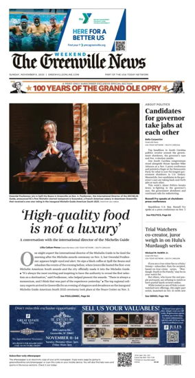 Cover of The Greenville News