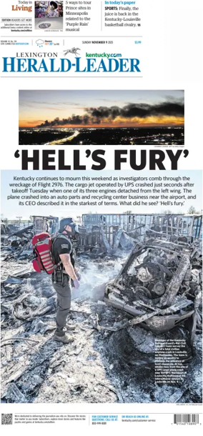 Cover of Lexington Herald-Leader (Sunday)