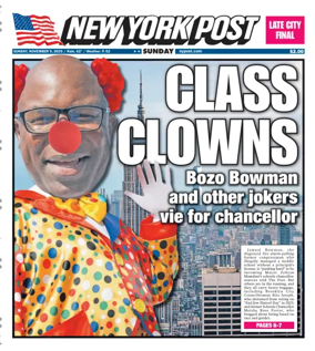 Cover of New York Post