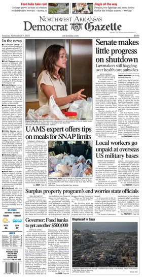 Cover of Northwest Arkansas Democrat-Gazette