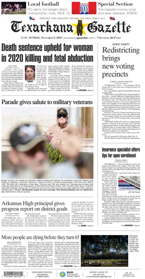 Cover of Texarkana Gazette