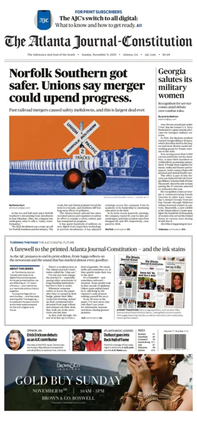 Cover of The Atlanta Journal-Constitution