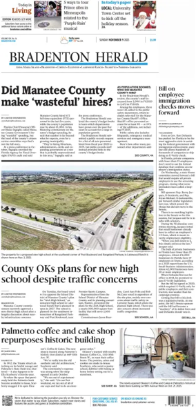Cover of The Bradenton Herald (Sunday)