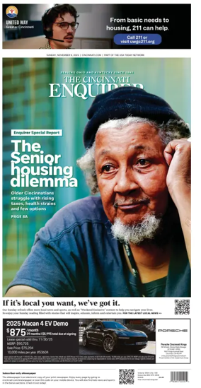 Cover of The Cincinnati Enquirer