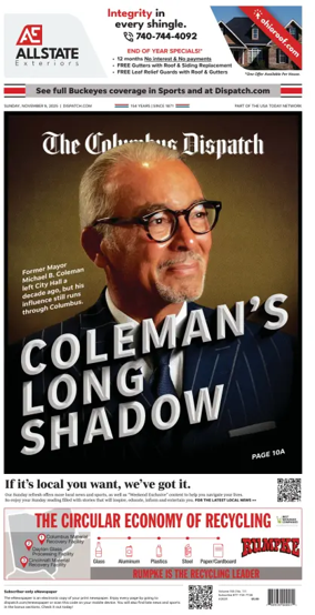 Cover of The Columbus Dispatch
