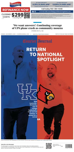Cover of The Courier-Journal (Louisville)