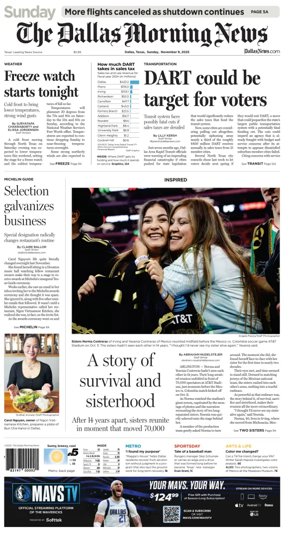 Cover of The Dallas Morning News