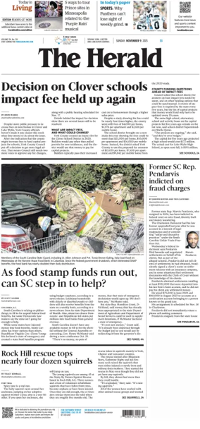 Cover of The Herald (Rock Hill)