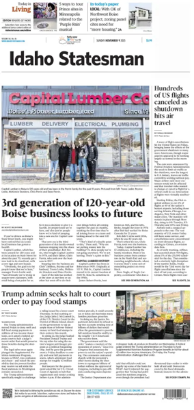 Cover of The Idaho Statesman (Sunday)