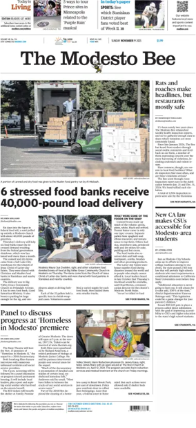 Cover of The Modesto Bee (Sunday)