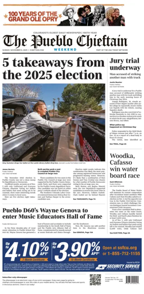 Cover of The Pueblo Chieftain