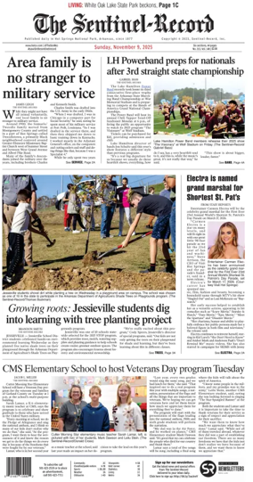 Cover of The Sentinel-Record