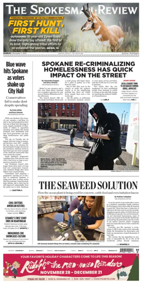 Cover of The Spokesman-Review (Spokane)