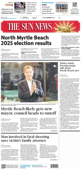 Cover of The Sun News (Sunday)