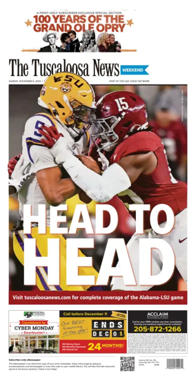 Cover of The Tuscaloosa News