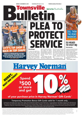 Cover of Townsville Bulletin