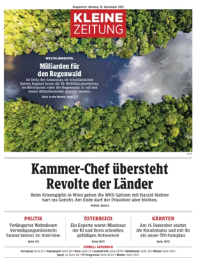 Cover of Kleine Zeitung Kaernten