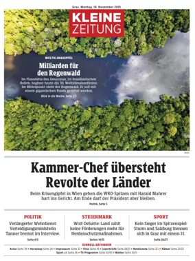 Cover of Kleine Zeitung Steiermark