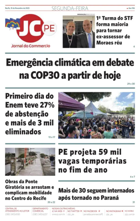 Cover of Jornal do Commercio
