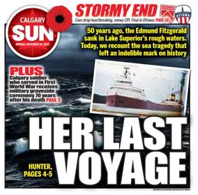 Cover of Calgary Sun