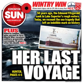 Cover of Edmonton Sun