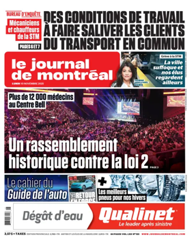 Cover of Le Journal de Montreal