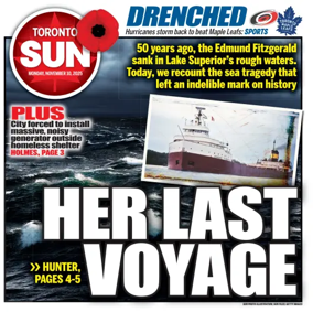 Cover of Toronto Sun