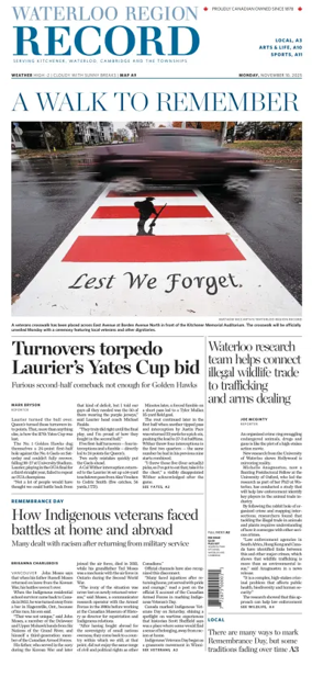 Cover of Waterloo Region Record