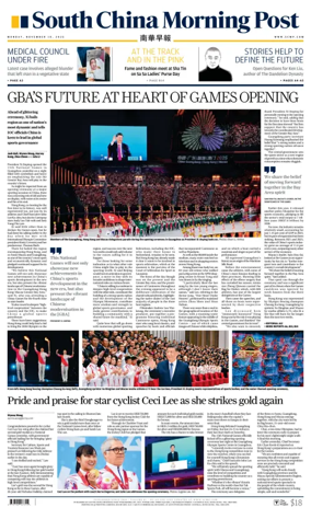 Cover of South China Morning Post