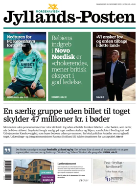 Cover of Jyllands-Posten