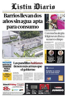 Cover of Listin Diario
