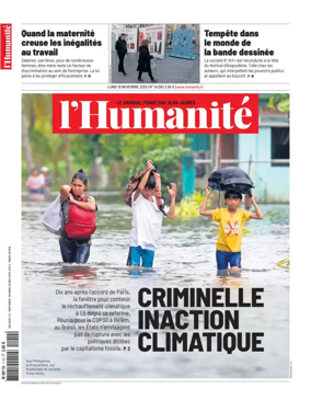 Cover of L'HUMANITE