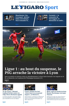 Cover of Le Figaro Sport